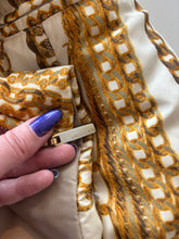 Load image into Gallery viewer, Vintage Y2K Roberto Cavalli Silk Chain Print Fur Body Warmer Gilet