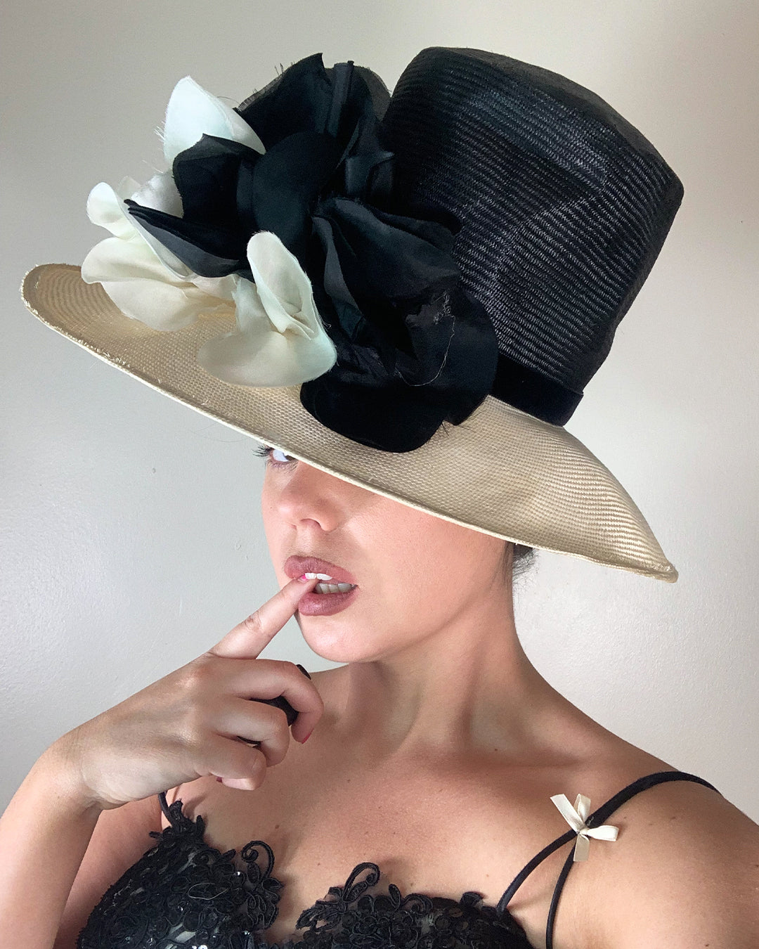 90s flower best sale hat