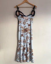 Load image into Gallery viewer, Wheels &amp; Dollbaby Blue Floral Dress
