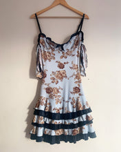 Load image into Gallery viewer, Wheels &amp; Dollbaby Blue Floral Mini Dress
