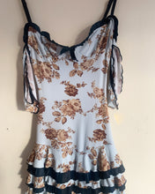 Load image into Gallery viewer, Wheels &amp; Dollbaby Blue Floral Mini Dress
