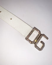 Load image into Gallery viewer, Dolce &amp; Gabanna White Mock Croc Belt
