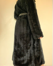 Load image into Gallery viewer, Vintage Y2K Floor Length Faux Fur Coat

