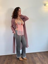Load image into Gallery viewer, Vintage Y2K Crepe Silk Mauve Duster
