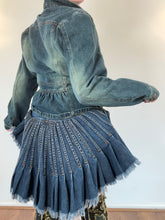 Load image into Gallery viewer, Vintage Y2K dark denim Jacket
