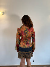 Load image into Gallery viewer, Vintage Y2K leather flower print Jacket
