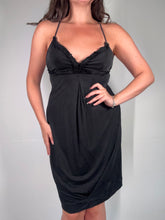 Load image into Gallery viewer, Vintage Y2K Miss sixty black racer back dress
