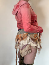 Load image into Gallery viewer, Vintage Y2K dip dye zip through Hoody
