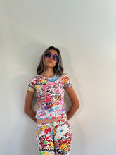 Load image into Gallery viewer, Vintage Y2K Miss Sixty Graffiti T-shirt Top
