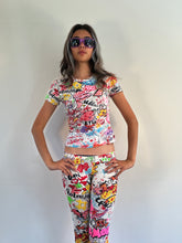 Load image into Gallery viewer, Vintage Y2K Miss Sixty Graffiti T-shirt Top
