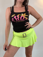 Load image into Gallery viewer, Vintage Y2K Neon Mini Belt Skort Skirt
