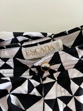 Load image into Gallery viewer, Vintage 90s Escada Black &amp; White Block Check Trousers
