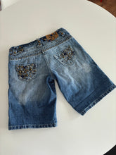 Load image into Gallery viewer, Vintage Y2K studded festival denim shorts

