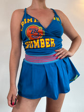 Load image into Gallery viewer, Vintage Y2K blue basketball T-Shirt Dress
