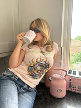 Load image into Gallery viewer, Vintage Y2K Ed Hardy Pink Diamante T-shirt

