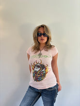 Load image into Gallery viewer, Vintage Y2K Ed Hardy Pink Diamante T-shirt
