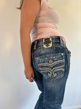 Load image into Gallery viewer, Vintage Y2K Rock Revival Bootcut Denim Jeans
