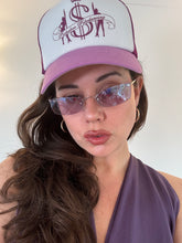 Load image into Gallery viewer, Vintage Y2K purple visor micro Sunglasses
