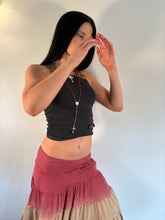 Load image into Gallery viewer, Vintage Y2K Tiered Dip Dye Maxi Skirt
