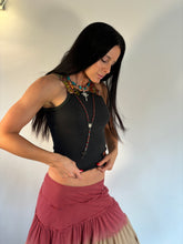 Load image into Gallery viewer, Vintage Y2K Black Fairycore Festival Vest Top
