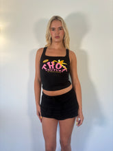 Load image into Gallery viewer, Vintage Y2K Black Jersey Mini Skirt
