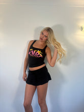 Load image into Gallery viewer, Vintage Y2K Black Jersey Mini Skirt
