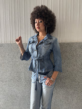 Load image into Gallery viewer, Vintage Y2K Fornarina Denim 3/4 Sleeve Jacket
