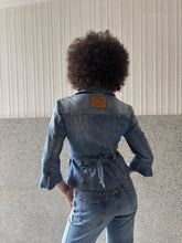 Load image into Gallery viewer, Vintage Y2K Fornarina Denim 3/4 Sleeve Jacket
