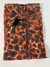 Load image into Gallery viewer, Vintage Y2K Roberto Cavalli BNWT Leopard Print Denim Midi Skirt
