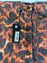 Load image into Gallery viewer, Vintage Y2K Roberto Cavalli BNWT Leopard Print Denim Midi Skirt
