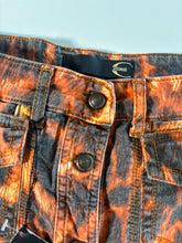 Load image into Gallery viewer, Vintage Y2K Roberto Cavalli BNWT Leopard Print Denim Midi Skirt
