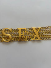 Load image into Gallery viewer, S£X Gold Choker Necklace
