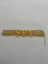 Load image into Gallery viewer, S£X Gold Choker Necklace
