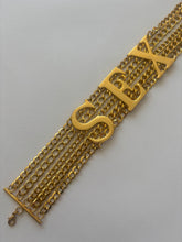 Load image into Gallery viewer, S£X Gold Choker Necklace
