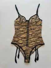 Load image into Gallery viewer, Agent Provocateur Pink Mesh Barb Wire Body Suit
