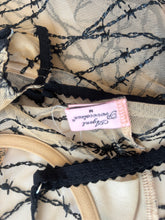 Load image into Gallery viewer, Agent Provocateur Pink Mesh Barb Wire Body Suit
