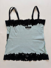 Load image into Gallery viewer, Dolce &amp; Gabbana Blue Lace Trim Boxing Top
