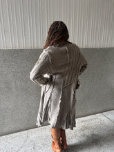 Load image into Gallery viewer, Vintage Y2K Juju &amp; Christine Faux Fur collar Long knit Cardigan
