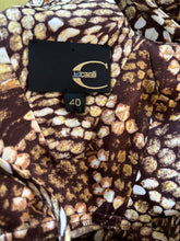 Load image into Gallery viewer, Vintage Y2K Cavalli Snakeskin Silk Midi Dress
