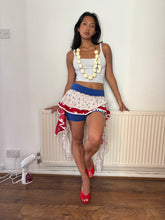 Load image into Gallery viewer, Vintage Custom Frill Ra Ra Booty Micro Cycle Shorts
