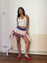 Load image into Gallery viewer, Vintage Custom Frill Ra Ra Booty Micro Cycle Shorts
