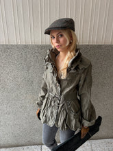 Load image into Gallery viewer, Vintage Y2K Khaki Puffball Jacket
