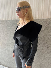 Load image into Gallery viewer, Vintage 2010s River Island Leather Black Jacket
