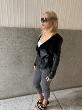 Load image into Gallery viewer, Vintage 2010s River Island Leather Black Jacket
