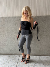 Load image into Gallery viewer, Vintage Y2K BNWT Just Cavalli Black Criss Cross Top
