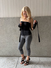 Load image into Gallery viewer, Vintage Y2K BNWT Just Cavalli Black Criss Cross Top
