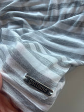 Load image into Gallery viewer, Vintage Y2K Galliano BNWT striped grey batwing Top
