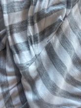Load image into Gallery viewer, Vintage Y2K Galliano BNWT striped grey batwing Top
