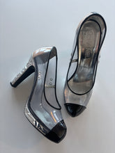 Load image into Gallery viewer, Vintage 2009 S/S Chanel Space age Cinderella Perspex Statement Heels Shoes
