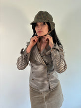 Load image into Gallery viewer, Vintage Y2K Brown Check Double Breasted Shirt
